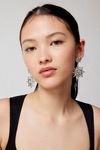 18K Half Sun Statement Earrings