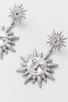18K Half Sun Statement Earrings main image 1