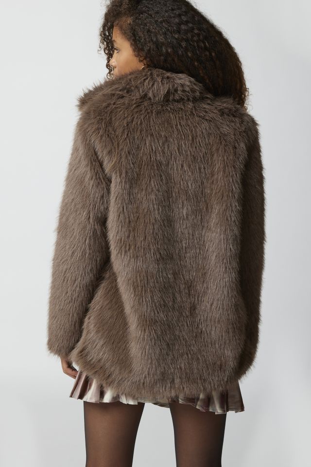 Glamorous Faux Fur Coat #3