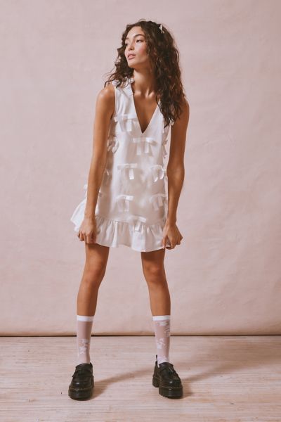 【sister jane】Bloom Bow Mini Dress Sister Jane Bloom Bow Mini Dress | Urban Outfitters