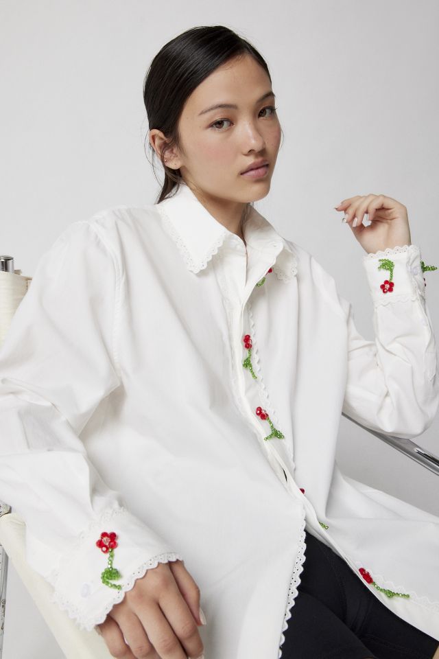 Sister Jane Penny Embellished Shirt Dress #2