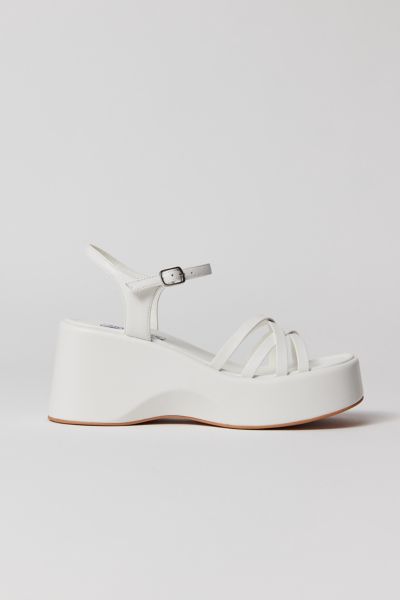 Steve Madden Crazy 30 Platform Sandal In White