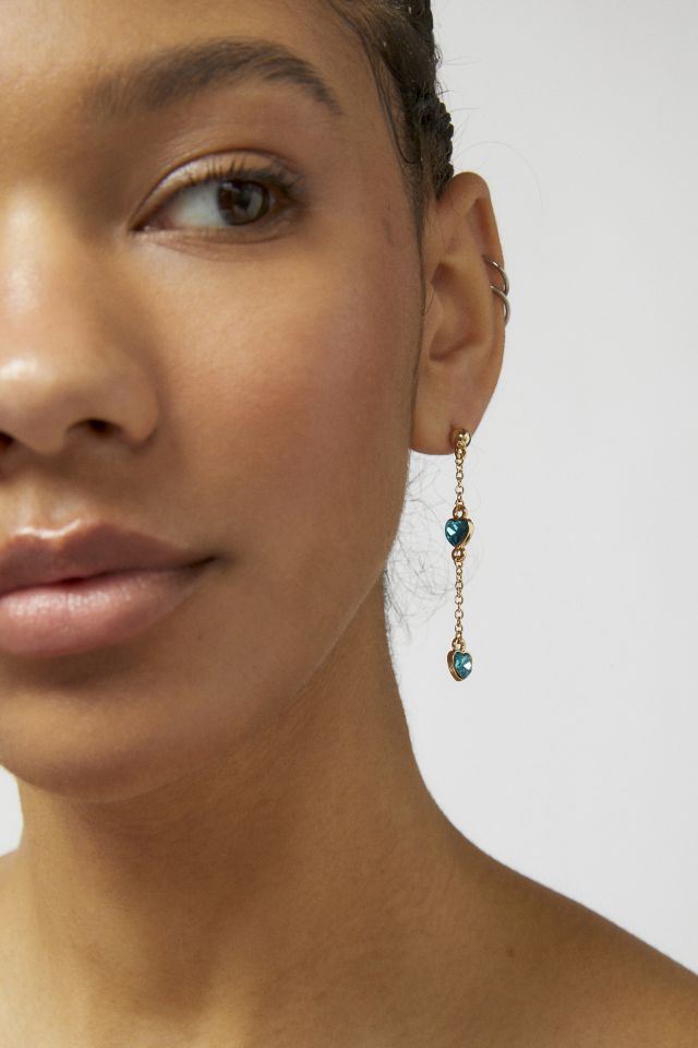 Jessica Enamel Rhinestone Earring Set #1