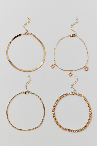 URBAN OUTFITTERS CHARMED ANKLET SET