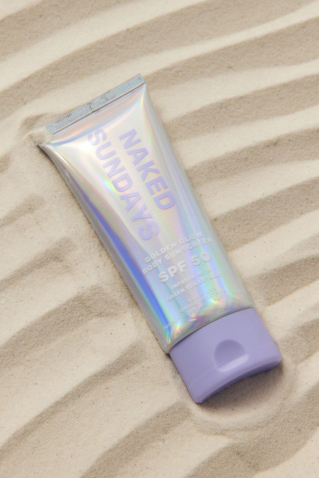 Naked Sundays SPF 50 Golden Glow Body Sunscreen Urban Outfitters