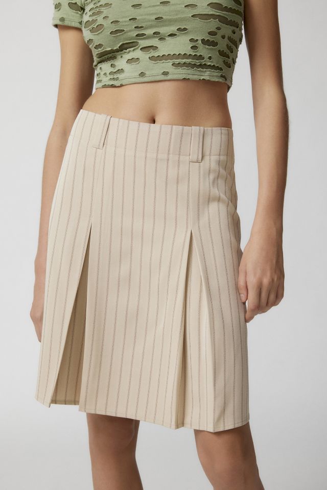 Motel Lia Pinstripe Midi Skirt #2