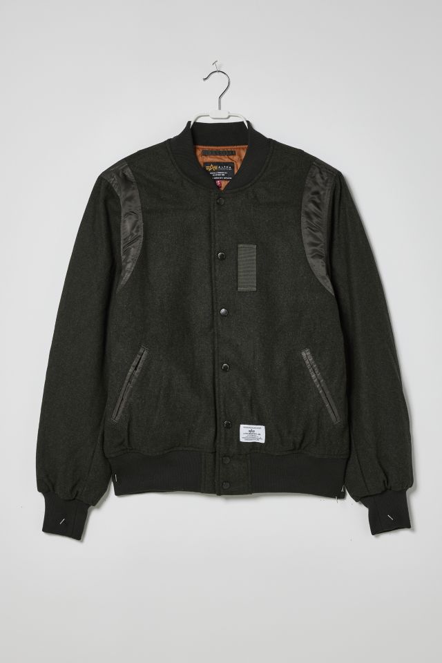 Alpha industries sales varsity jacket