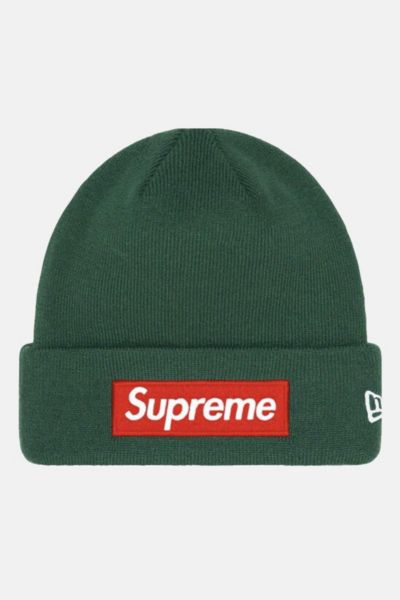 Supreme New Era Box Logo Beanie (FW22) | Urban Outfitters