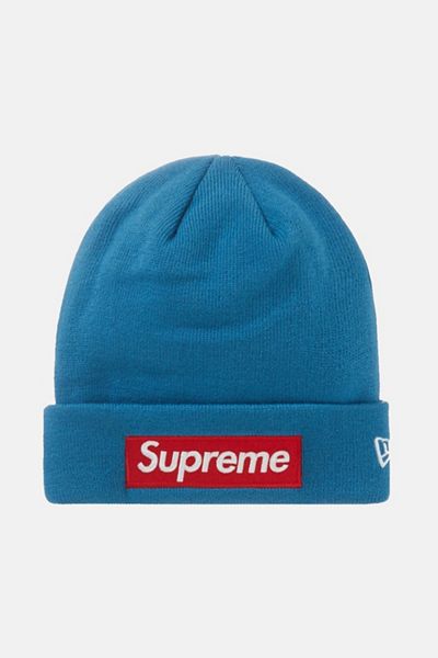 Supreme New Era Box Logo Beanie (FW21) | Urban Outfitters