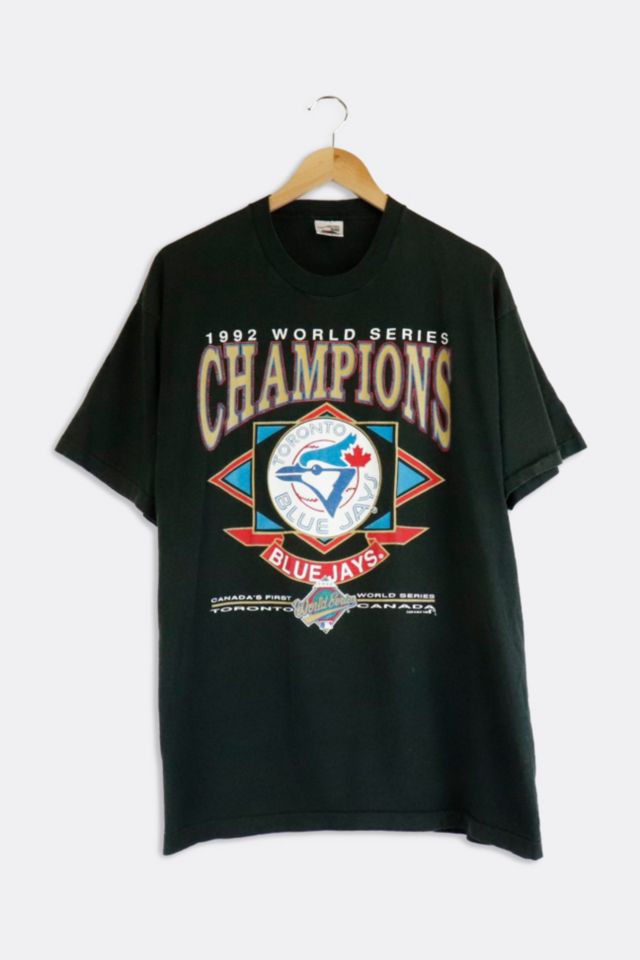 Vintage 1992 MLB Blue Jays Canadas First World Series Graphic T Shirt ...