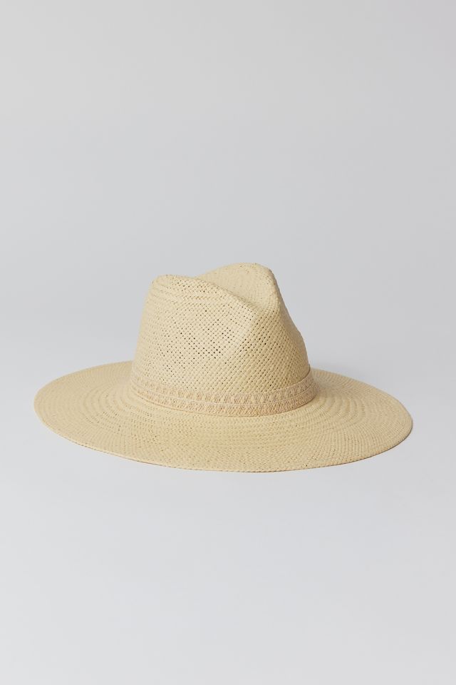 Gigi Pip Fiona Straw Fedora Hat | Urban Outfitters display picture 3