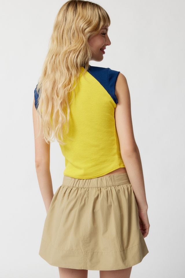 UO Belle Double-Button Mini Skirt #3