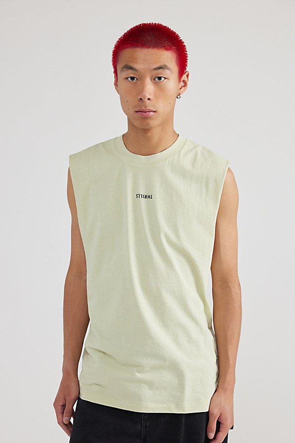 Thrills Minimal  Merch Fit Tank Top In Chartreuse, Men's At Urban Outfitters