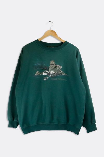 Northern Reflections Loon Sweatshirt – DESERT MOSS VINTAGE