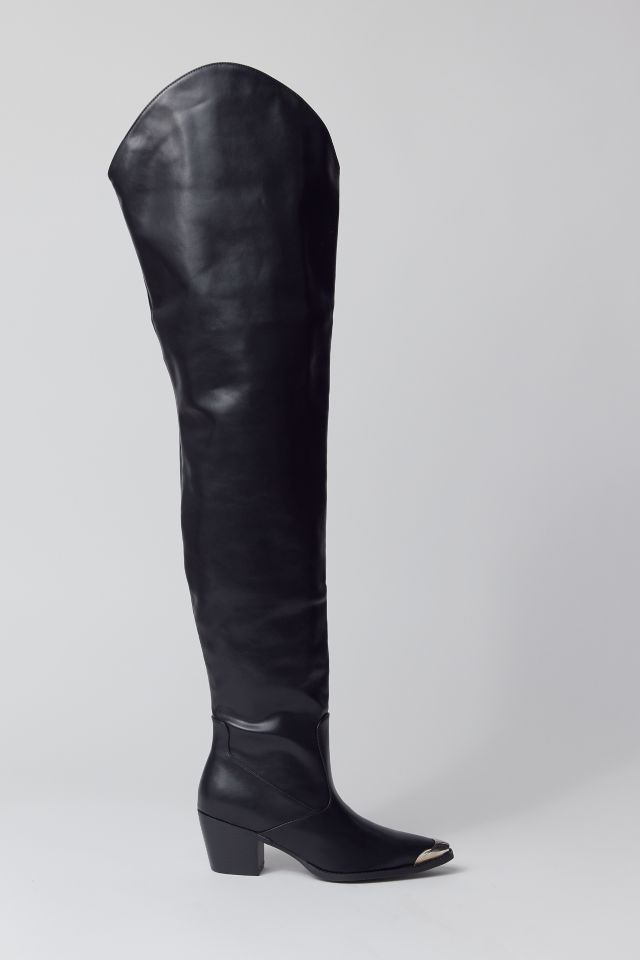 Azalea Wang Ria Thigh-High Cowboy Boot | Urban Outfitters