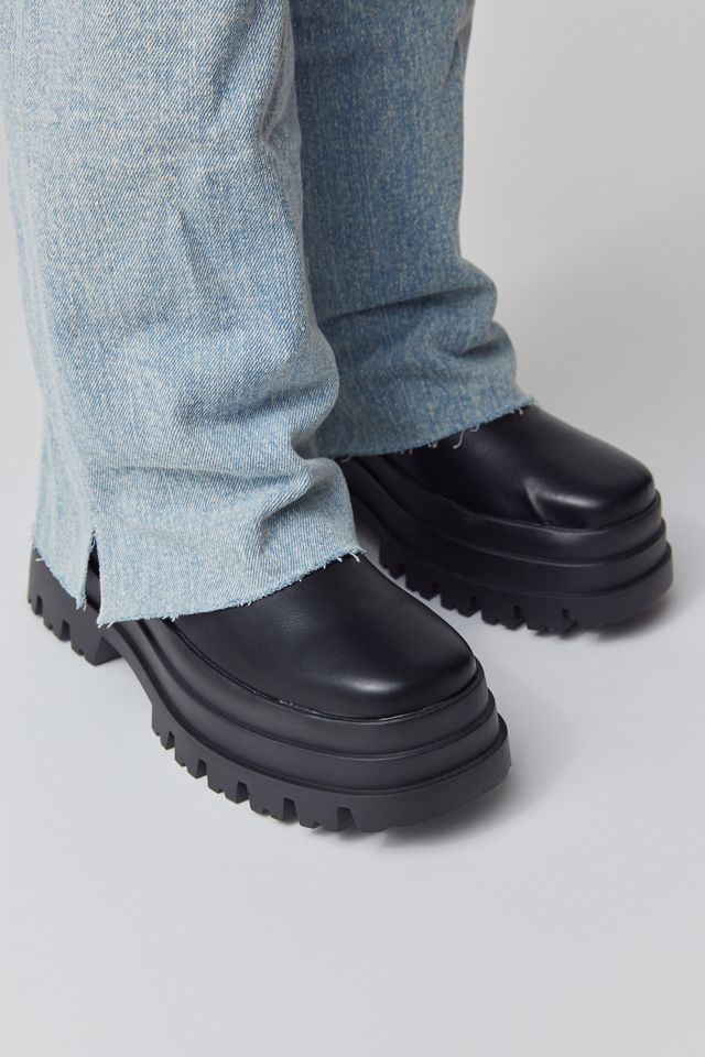Azalea Wang Shuri Denim Foldover Boot | Urban Outfitters