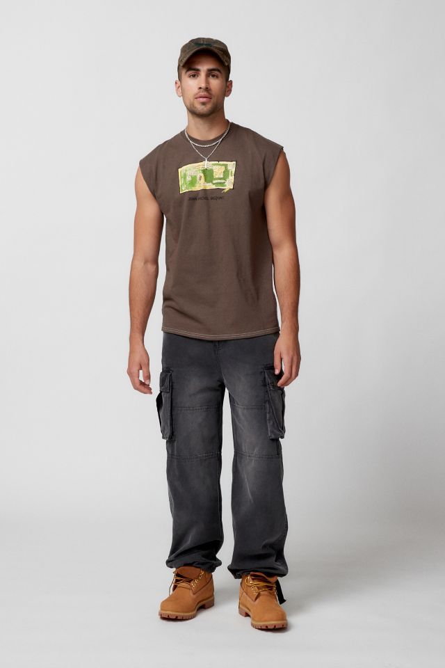 Basquiat Bird On Money Muscle Tee #1