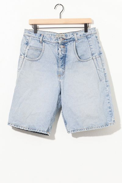 Vintage 1990s Distressed GUESS Denim Jean Shorts