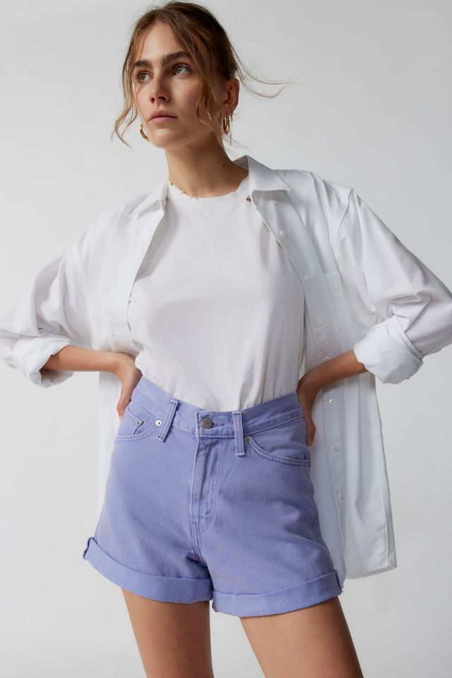 Levi's® '80s Rolled Mom Denim Short - Dusty Persian Violet | Urban