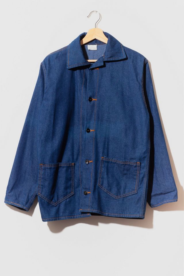 Vintage 1960s Denim Chore Coat Made in USA | Urban Outfitters