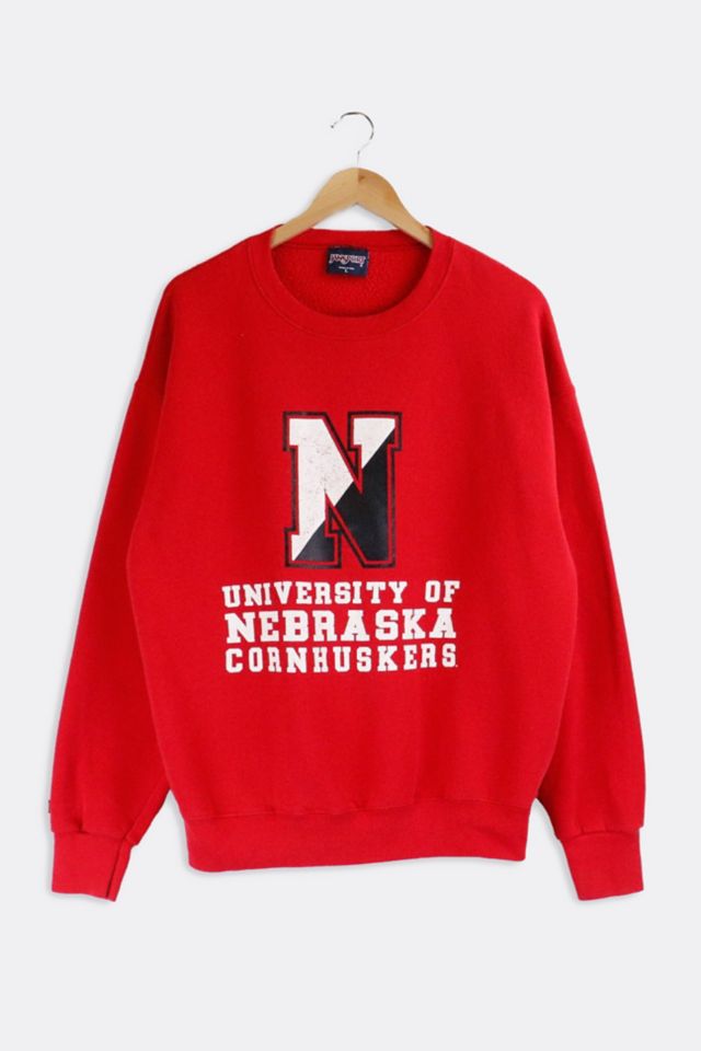 Vintage University Of Nebraska Cornhuskers Crewneck Sweatshirt Urban Outfitters