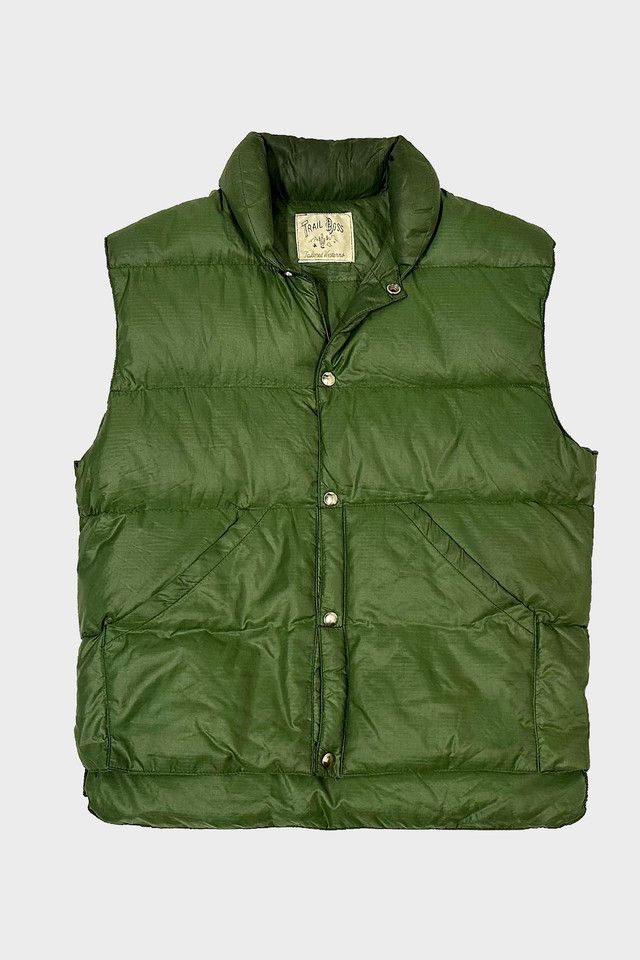 Vintage 1970's Trail Boss Made In Usa Down Puffer Vest | Urban Outfitters