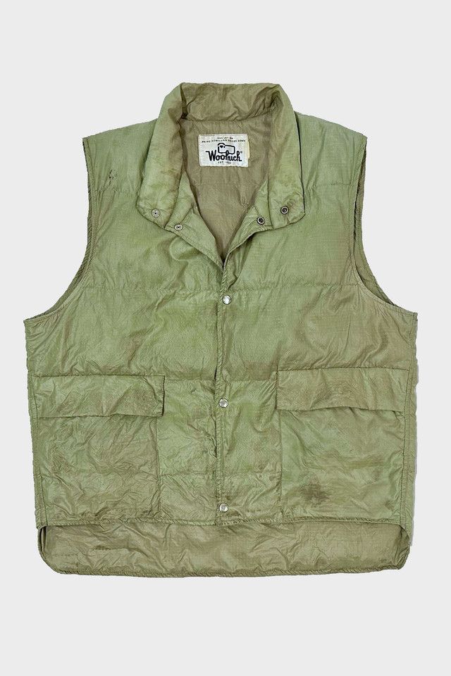 Vintage 1970's Woolrich Made In Usa Down Puffer Vest | Urban Outfitters