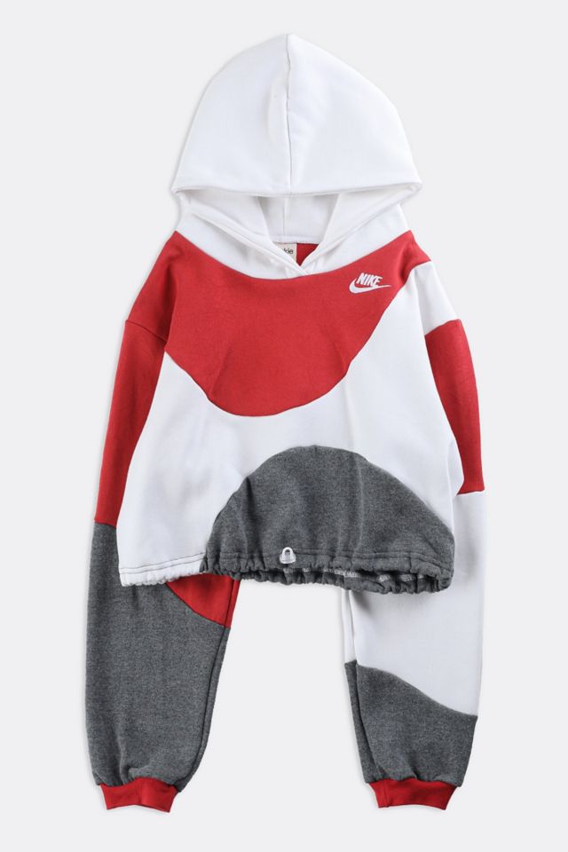 Reworked nike clearance crop hoodie