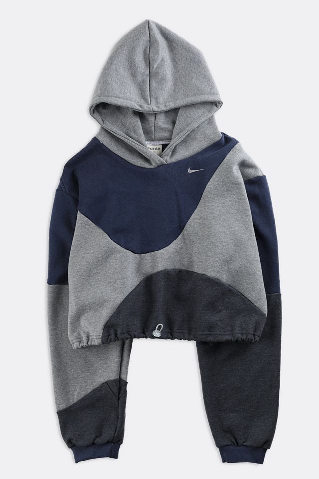 Frankie Collective Rework Nike Wave Crop Sweatshirt 031 | Urban Outfitters
