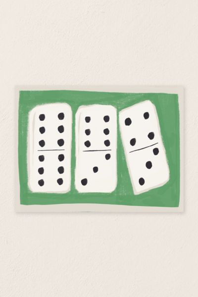 hiabbyhi Lucky Dominos Art Print
