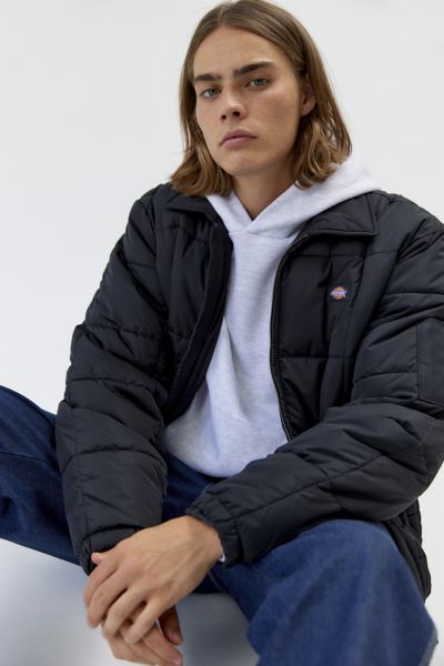 Dickies Eisenhower Puffer Jacket In Black