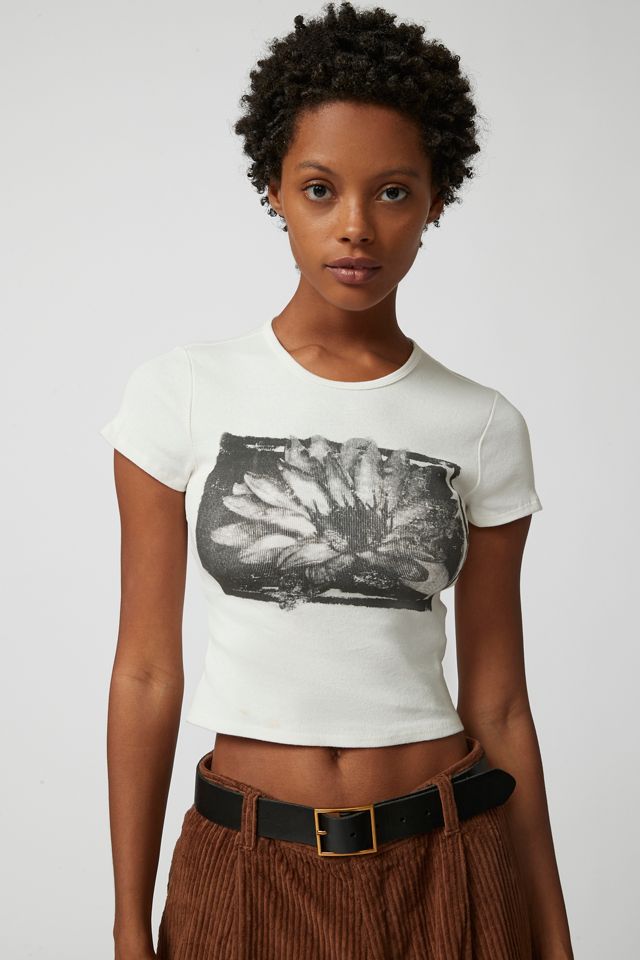 UO Lotus Perfect Cap Sleeve Baby Tee #2