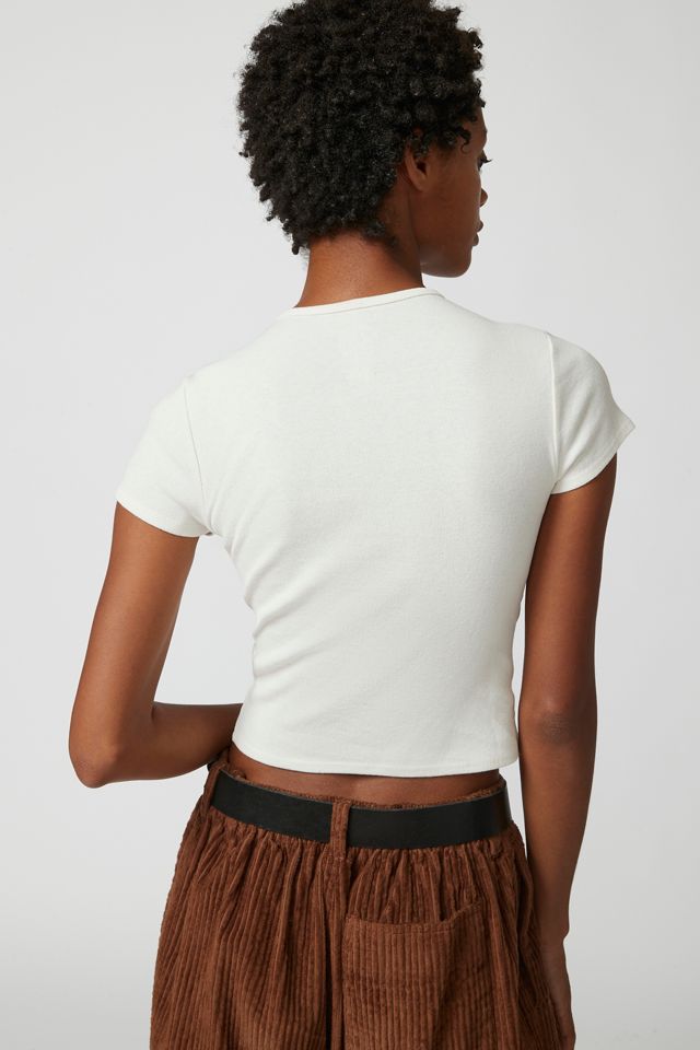 UO Lotus Perfect Cap Sleeve Baby Tee #3