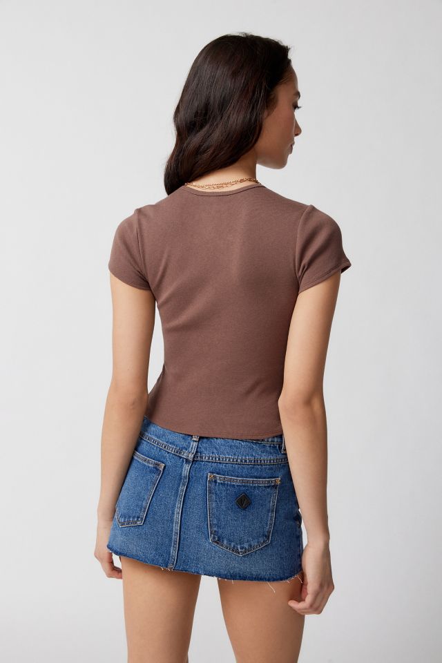 UO Lotus Perfect Baby Tee #4