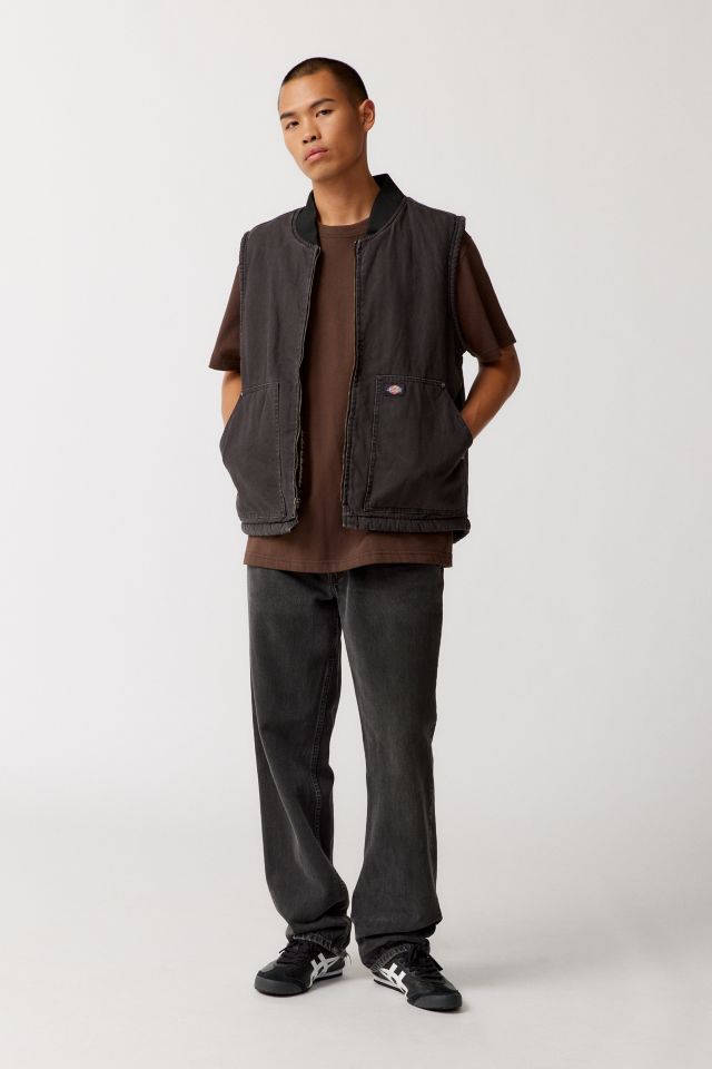 Dickies Fleece Lined Canvas Vest #1