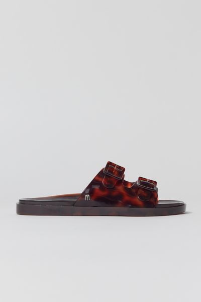 Melissa Wide Slide Sandal In Tortoise