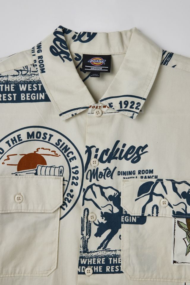 Dickies Greensburg Printed Button-Down Shirt #3