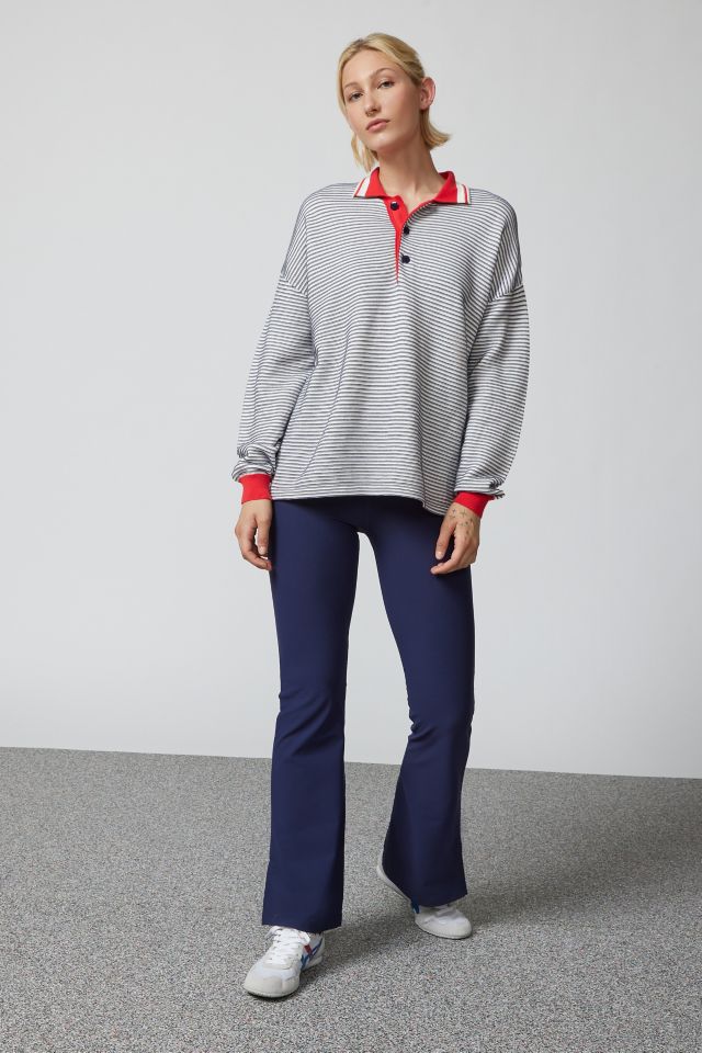 The Upside Wonder Stripe Polo Top #1