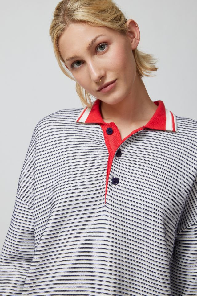 The Upside Wonder Stripe Polo Top #2
