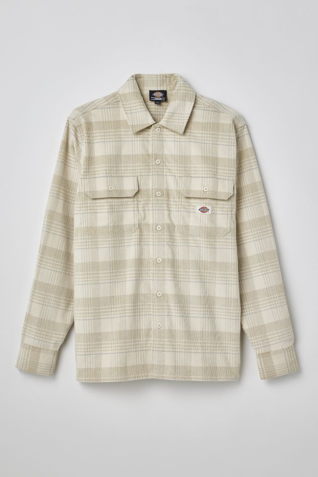 Dickies Alma Plaid Corduroy Long Sleeve Shirt | Urban Outfitters