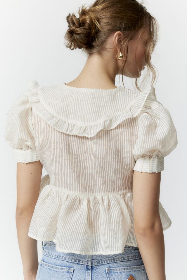 Blouse Beth à Col Kimchi Blue #3