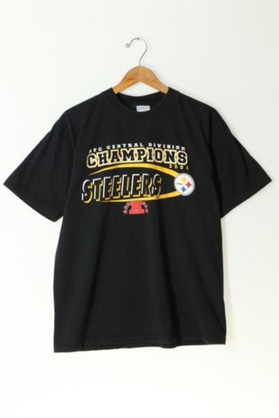 Vintage 2001 NFL Pittsburgh Steelers AFC Central Division Champions T ...