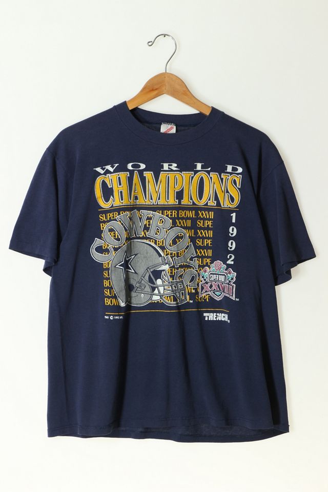 Vintage 1992 NFL Dallas Cowboys Super Bowl 27 World Vintage 1992 NFL Dallas Cowboys Super Bowl 27 World