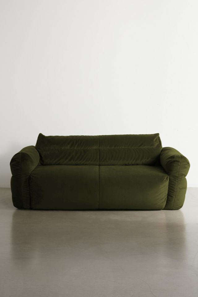 Matilda Velvet Bean Bag Sofa Urban Outfitters