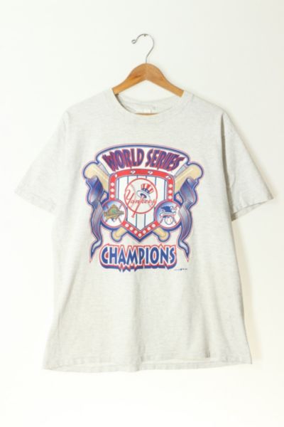 Vintage 90's 1996 American League Champs New York Yankees White T Shirt  Size M