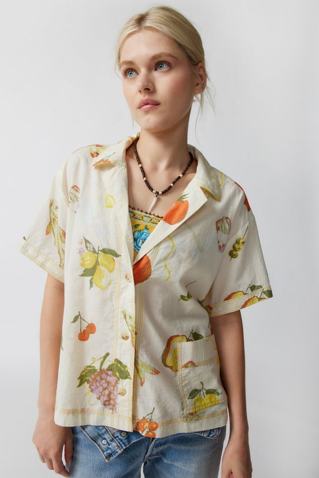 Kimchi Blue Lana Souvenir Button-Down Shirt | Urban Outfitters