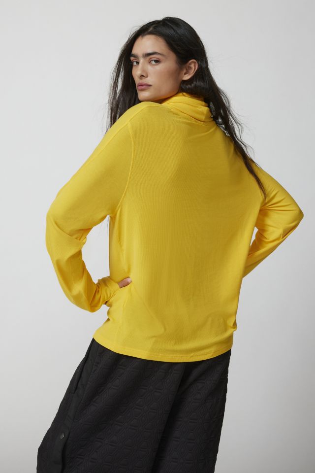 Puma Luxe Sport T7 Ribbed Turtleneck Top #3