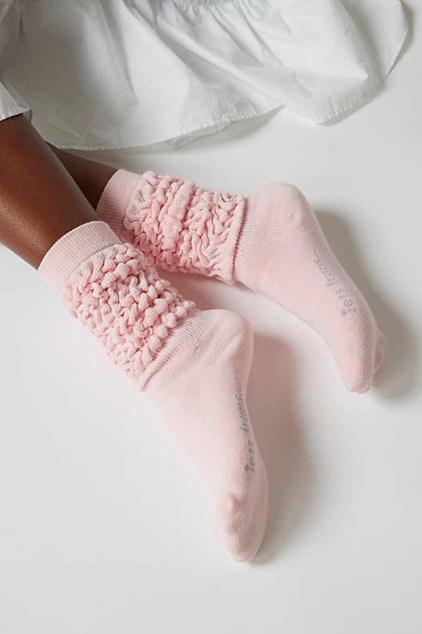 Iets Frans .slouch Crew Sock In Pink