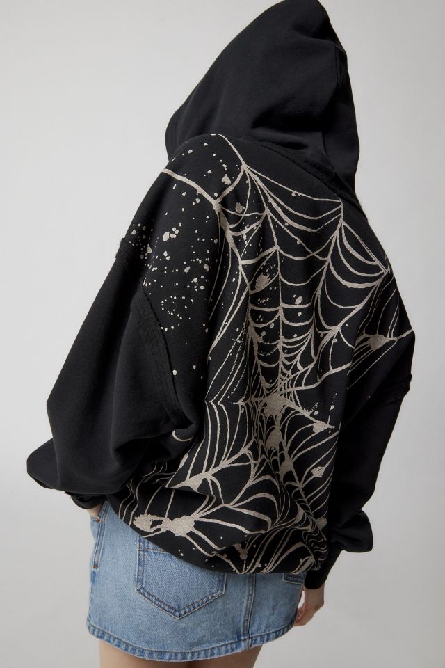 UO Nate Spiderweb Hoodie Sweatshirt #2