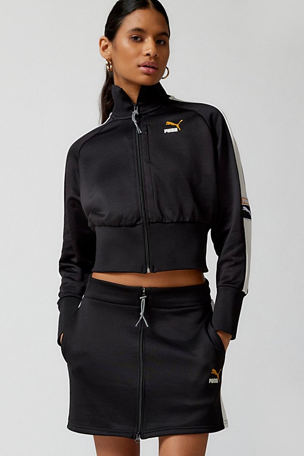 Puma T7 Forward History Mini Skirt In Black, Women's At Urban Outfitters